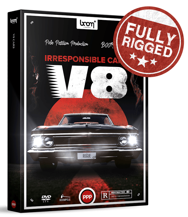 BOOM Library V8 Cars Fully Rigged with FREE Adobe Creative Cloud Pro for Students & Teachers Subscription